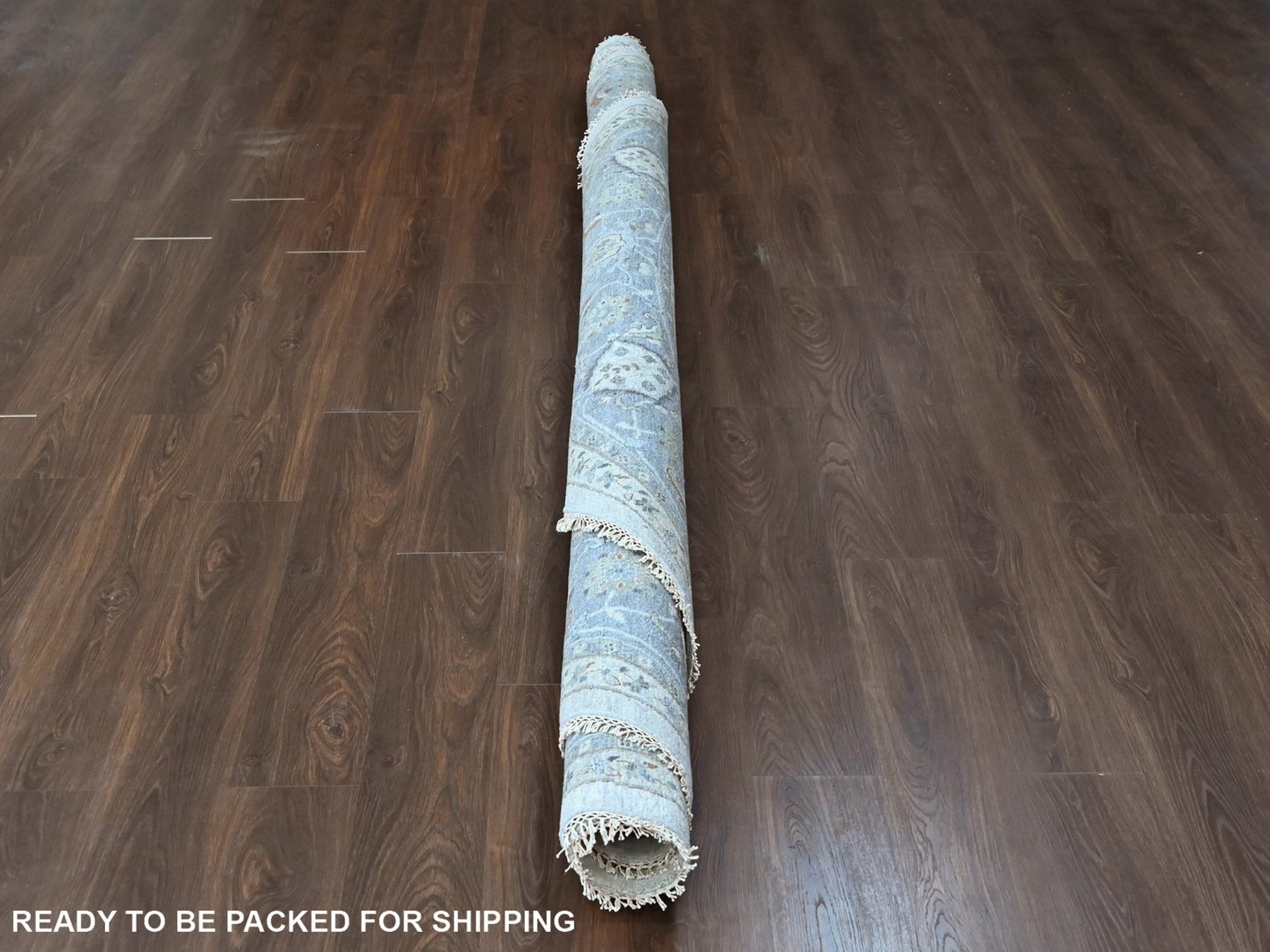 Oushak Oushak hand-knotted wool rug in Gray, 11'9" x 12', SKU O010571 (view 6)