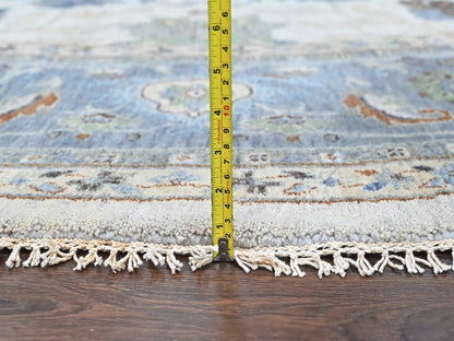 Oushak Oushak hand-knotted wool rug in Gray, 11'9" x 12', SKU O010571 (view 7)