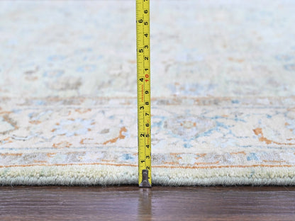 Oushak Oushak hand-knotted wool rug in Green, 5' x 7', SKU O010582 (view 7)