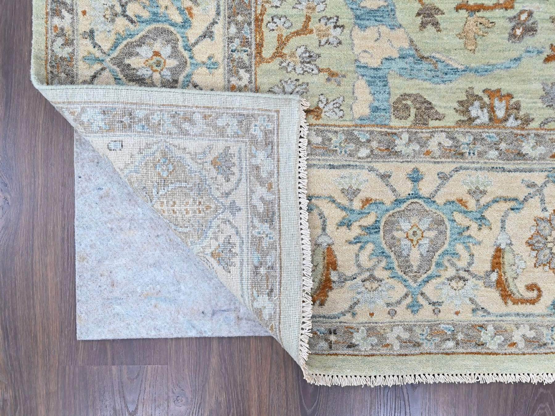 Oushak Oushak hand-knotted wool rug in Green, 8' x 10', SKU O010586 (view 4)