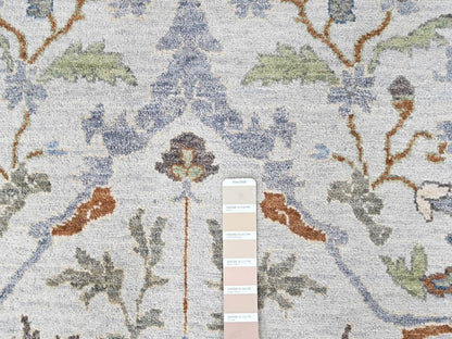 Oushak Oushak hand-knotted wool rug in Gray, 9' x 11'8", SKU O010593 (view 7)