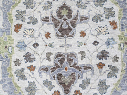Oushak Oushak hand-knotted wool rug in Gray, 9' x 11'8", SKU O010593 (view 8)
