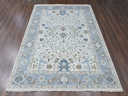 Oushak Oushak hand-knotted wool rug in Gray, 9'1" x 12', SKU O010594 (view 2)