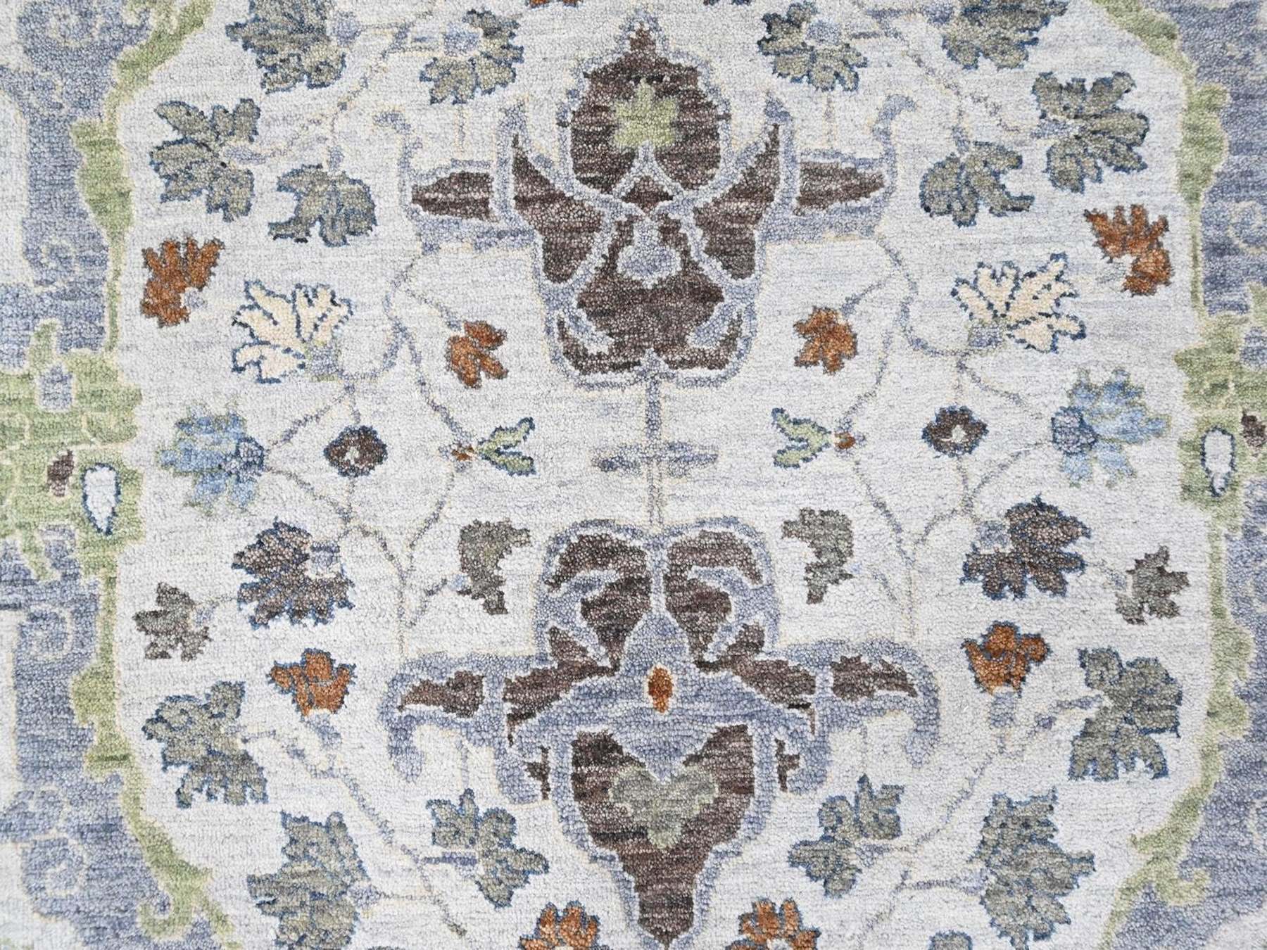 Oushak Oushak hand-knotted wool rug in Gray, 9'1" x 12', SKU O010594 (view 8)