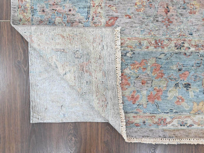 Ziegler Oushak hand-knotted wool rug in Pink, 9' x 12', SKU O010601 (view 4)