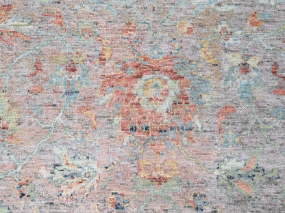 Ziegler Oushak hand-knotted wool rug in Pink, 9' x 12', SKU O010601 (view 8)