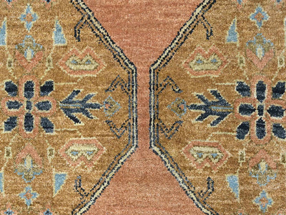 Tribal hand-knotted wool rug in Orange, 9'2" x 13'5", SKU O010602 (view 8)