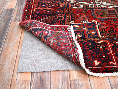 Red 7'10" x 11'4" Traditional Hand knotted Wool Rug - Sku: O0113