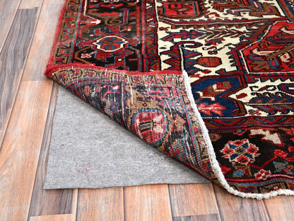 Red 8'2" x 10'10" Traditional Hand knotted Wool Rug - Sku: O0116