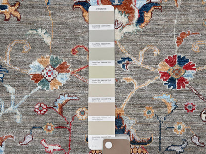 Grey 14'10" x 20'8" Tribal & Geometric Hand knotted Wool Rug - Sku: O0122