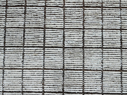 Ivory 9'6" x 11'8" Tribal & Geometric Hand knotted Wool Rug - Sku: O01340