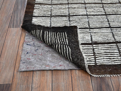 Ivory 10'5" x 13'8" Tribal & Geometric Hand knotted Wool Rug - Sku: O01341