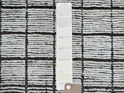 Ivory 10'5" x 13'8" Tribal & Geometric Hand knotted Wool Rug - Sku: O01341