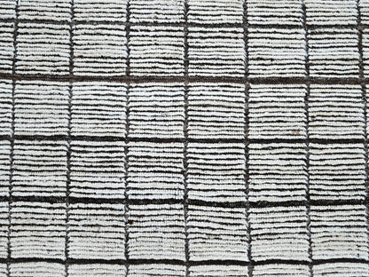 Ivory 10'5" x 13'8" Tribal & Geometric Hand knotted Wool Rug - Sku: O01341