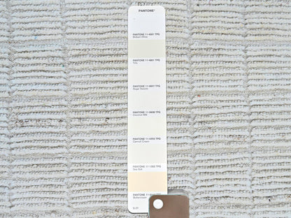 Ivory 2'11" x 4'11" Tribal & Geometric Hand knotted Wool Rug - Sku: O01382