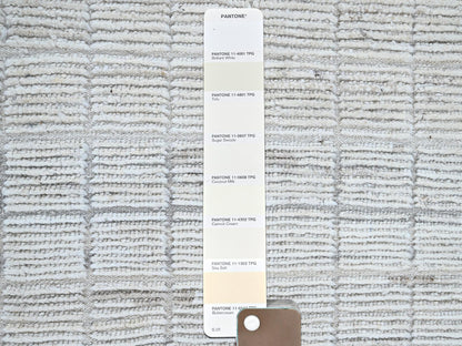 Ivory 2'11" x 5'0" Tribal & Geometric Hand knotted Wool Rug - Sku: O01383