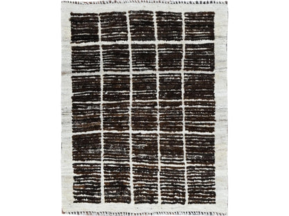 Brown 2'1" x 2'8" Tribal & Geometric Hand knotted Wool Rug - Sku: O01390