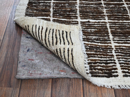 Brown 2'1" x 2'8" Tribal & Geometric Hand knotted Wool Rug - Sku: O01390