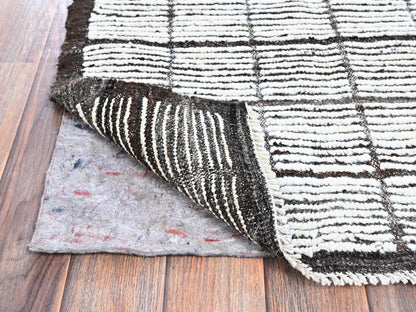 Ivory 2'1" x 2'10" Tribal & Geometric Hand knotted Wool Rug - Sku: O01394