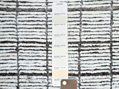 Ivory 2'1" x 2'11" Tribal & Geometric Hand knotted Wool Rug - Sku: O01395