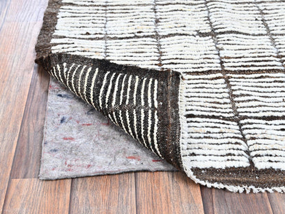 Ivory 2'1" x 2'8" Tribal & Geometric Hand knotted Wool Rug - Sku: O01396