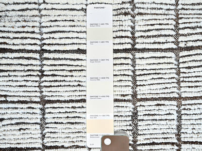 Ivory 2'1" x 2'8" Tribal & Geometric Hand knotted Wool Rug - Sku: O01397