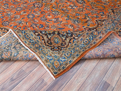 Red 9'8" x 12'8" Tribal Hand knotted Wool Rug - Sku: O0143