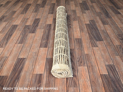 Brown 4'10" x 6'4" Tribal & Geometric Hand knotted Wool Rug - Sku: O01444