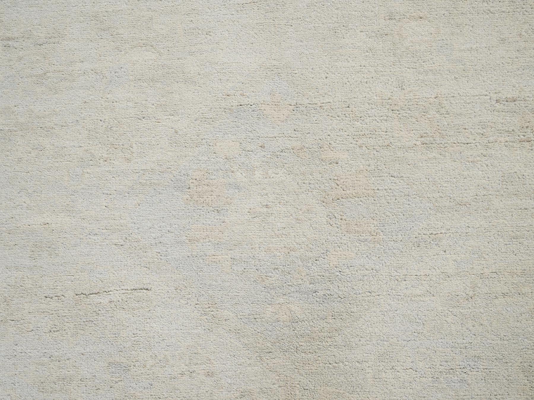 Peshawar Oushak hand-knotted wool rug in Ivory, 8'1" x 9'5" — SKU O01495 (view 9)