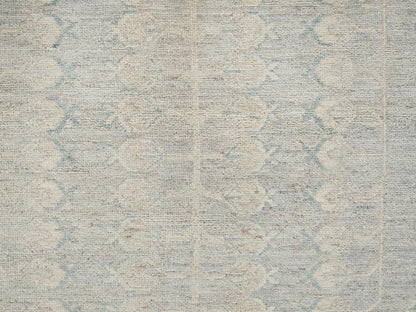 Khotan Oushak hand-knotted wool rug in Gray, 7'11" x 9'7" — SKU O01498 (view 9)