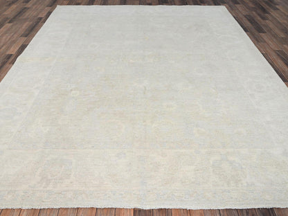 Oushak Oushak hand-knotted wool rug in Ivory, 8'1" x 9'10" — SKU O01520 (view 2)