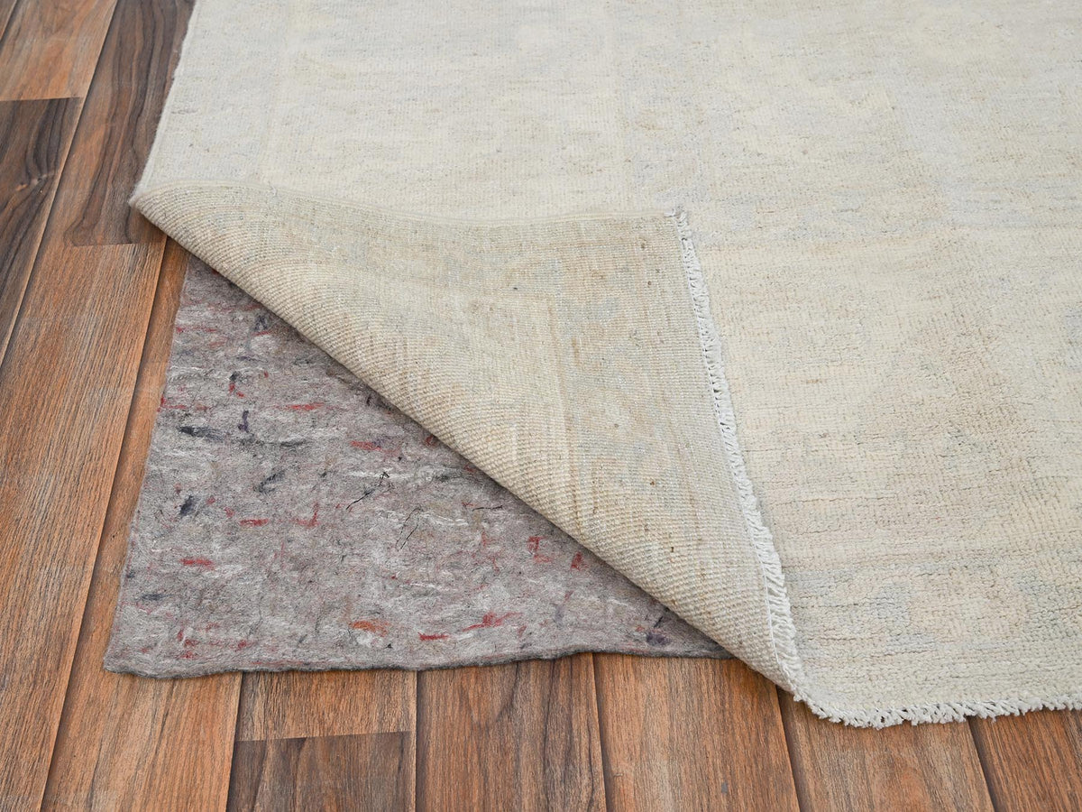 Oushak Oushak hand-knotted wool rug in Ivory, 8'1" x 9'10" — SKU O01520 (view 5)