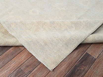 Oushak Oushak hand-knotted wool rug in Ivory, 8'1" x 9'10" — SKU O01520 (view 7)