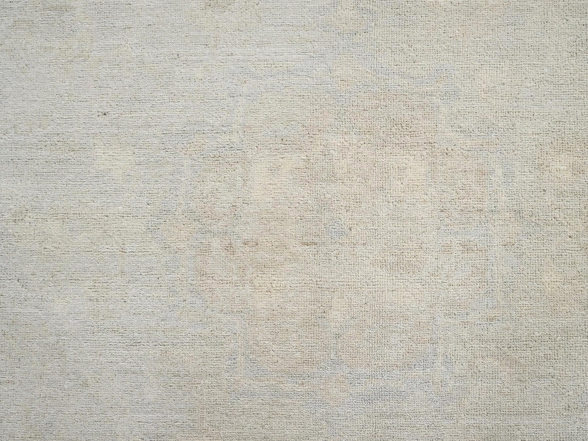 Oushak Oushak hand-knotted wool rug in Ivory, 8'1" x 9'10" — SKU O01520 (view 9)