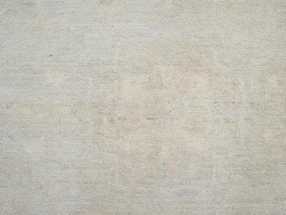 Oushak Oushak hand-knotted wool rug in Ivory, 8'1" x 9'10" — SKU O01520 (view 9)