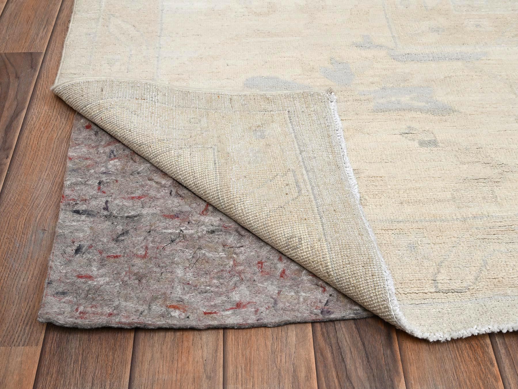 Oushak Oushak hand-knotted wool rug in Ivory, 11'11" x 14'2" — SKU O01523 (view 5)