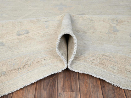 Oushak Oushak hand-knotted wool rug in Ivory, 11'11" x 14'2" — SKU O01523 (view 6)