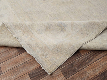 Oushak Oushak hand-knotted wool rug in Ivory, 11'11" x 14'2" — SKU O01523 (view 7)