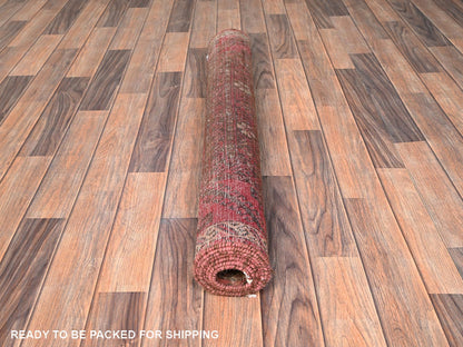 Brown 3'5" x 6'4" Tribal & Geometric Hand knotted Wool Rug - Sku: O01534