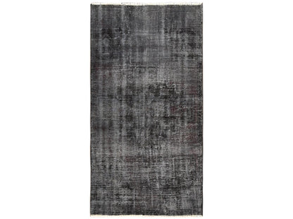 Tabriz Vintage hand-knotted wool rug in Overdyed, 2'10" x 5'7" — SKU O01538
