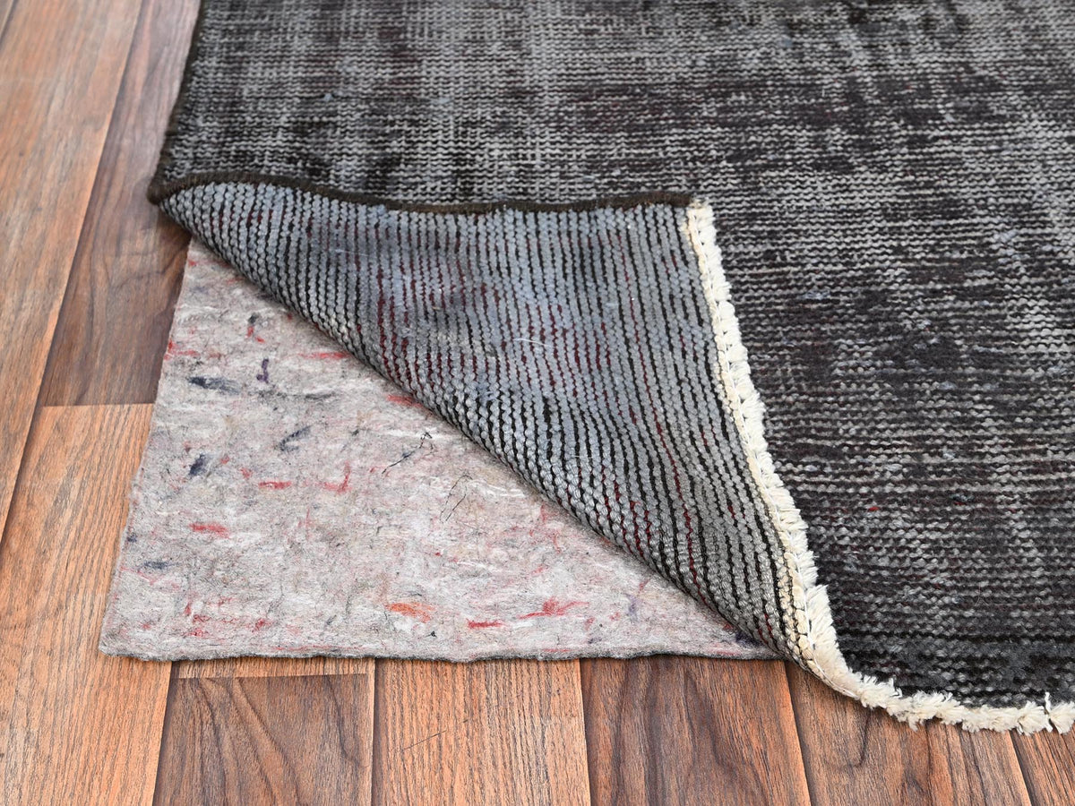 Tabriz Vintage hand-knotted wool rug in Overdyed, 2'10" x 5'7" — SKU O01538 (view 3)