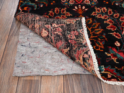 Brown 2'7" x 8'1" Vintage Hand knotted Wool Rug - Sku: O01548