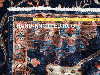 Blue 2'10" x 4'10" Tribal & Geometric Hand knotted Wool Rug - Sku: O01621