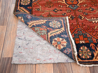 Orange 2'11" x 13'3" Tribal & Geometric Hand knotted Wool Rug - Sku: O01629