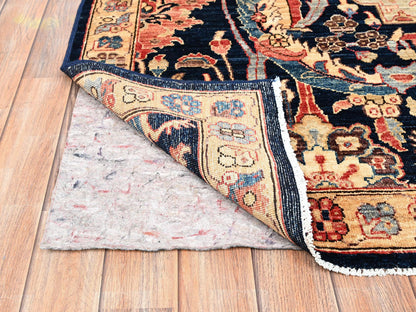 Blue 5'1" x 14'6" Tribal & Geometric Hand knotted Wool Rug - Sku: O01637