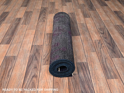 Tabriz Vintage hand-knotted wool runner in Overdyed, 2'8" x 9'3" — SKU O01676 (view 5)