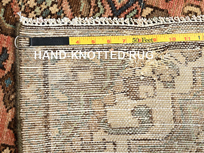 Pink 2'7" x 10'3" Vintage Hand knotted Wool Rug - Sku: O01747