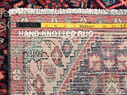 Blue 2'10" x 8'6" Vintage Hand knotted Wool Rug - Sku: O01763