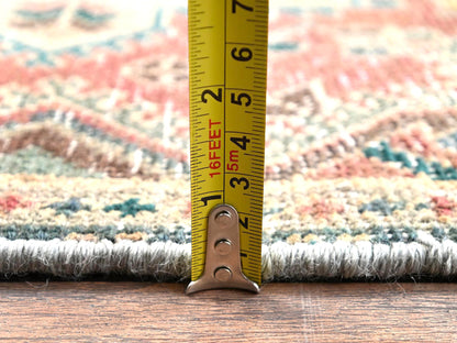 Red 2'7" x 5'10" Vintage Hand knotted Wool Rug - Sku: O01788