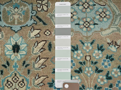 Brown 2'5" x 12'11" Vintage Hand knotted Wool Rug - Sku: O01801